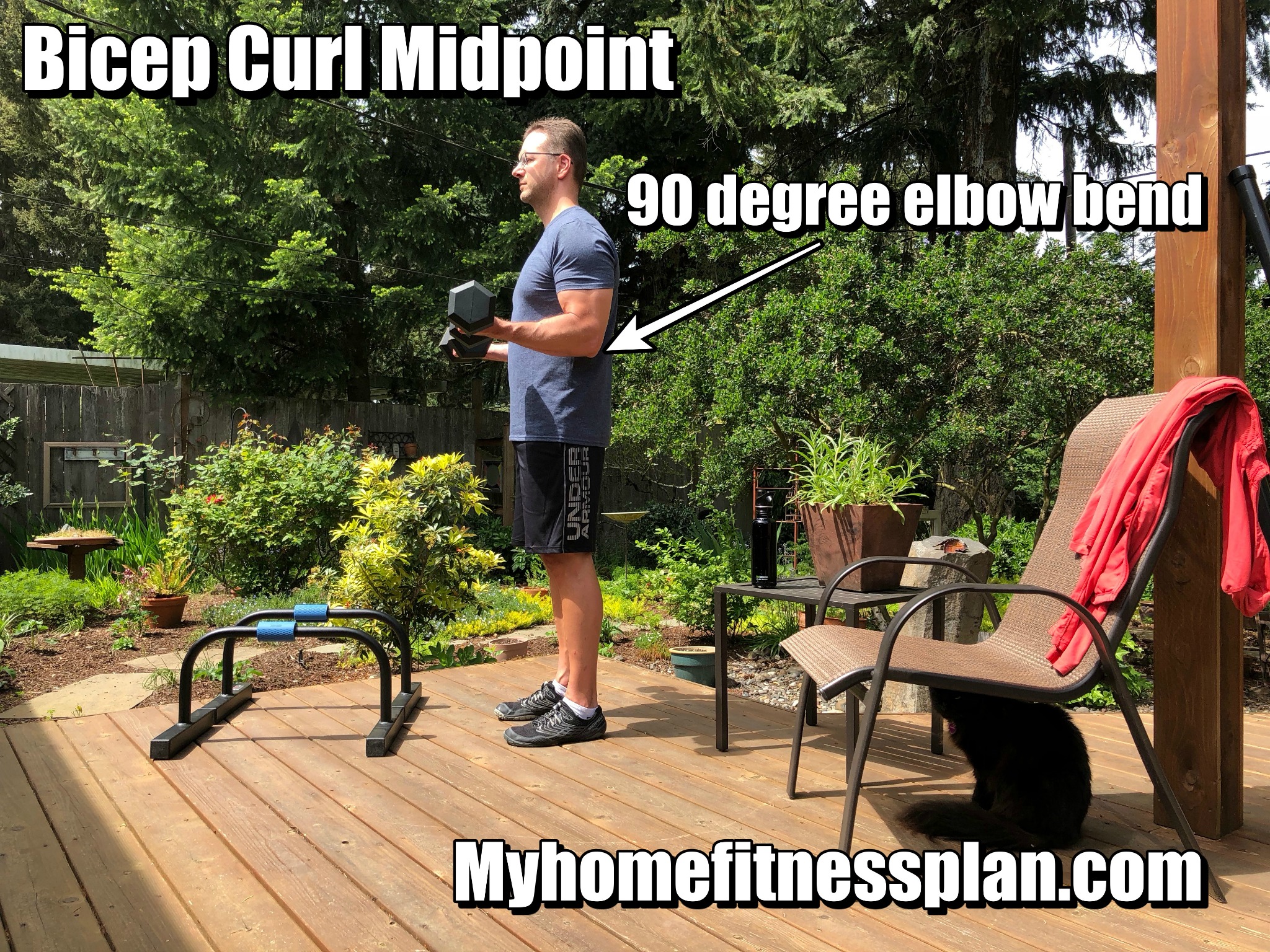 Bicep Curls strengthen grip and biceps