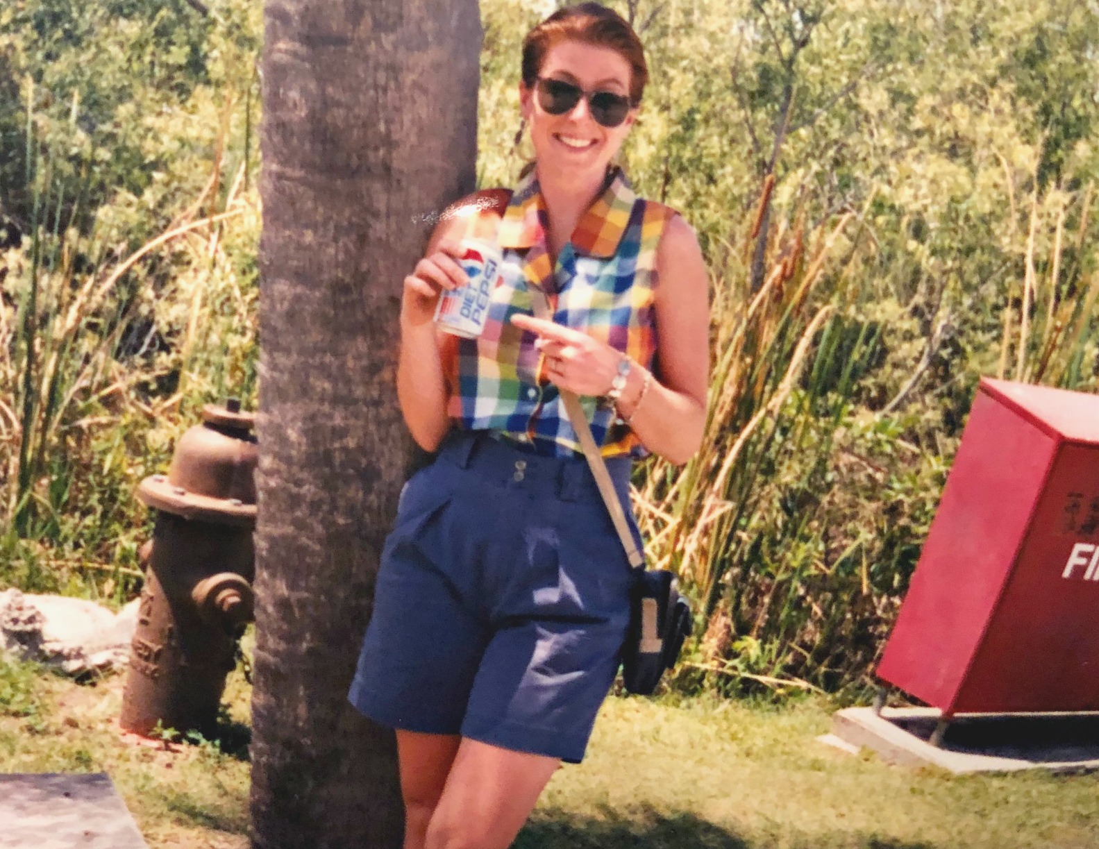 Diet pepsi and thinking I'm doing something healthy for myself.