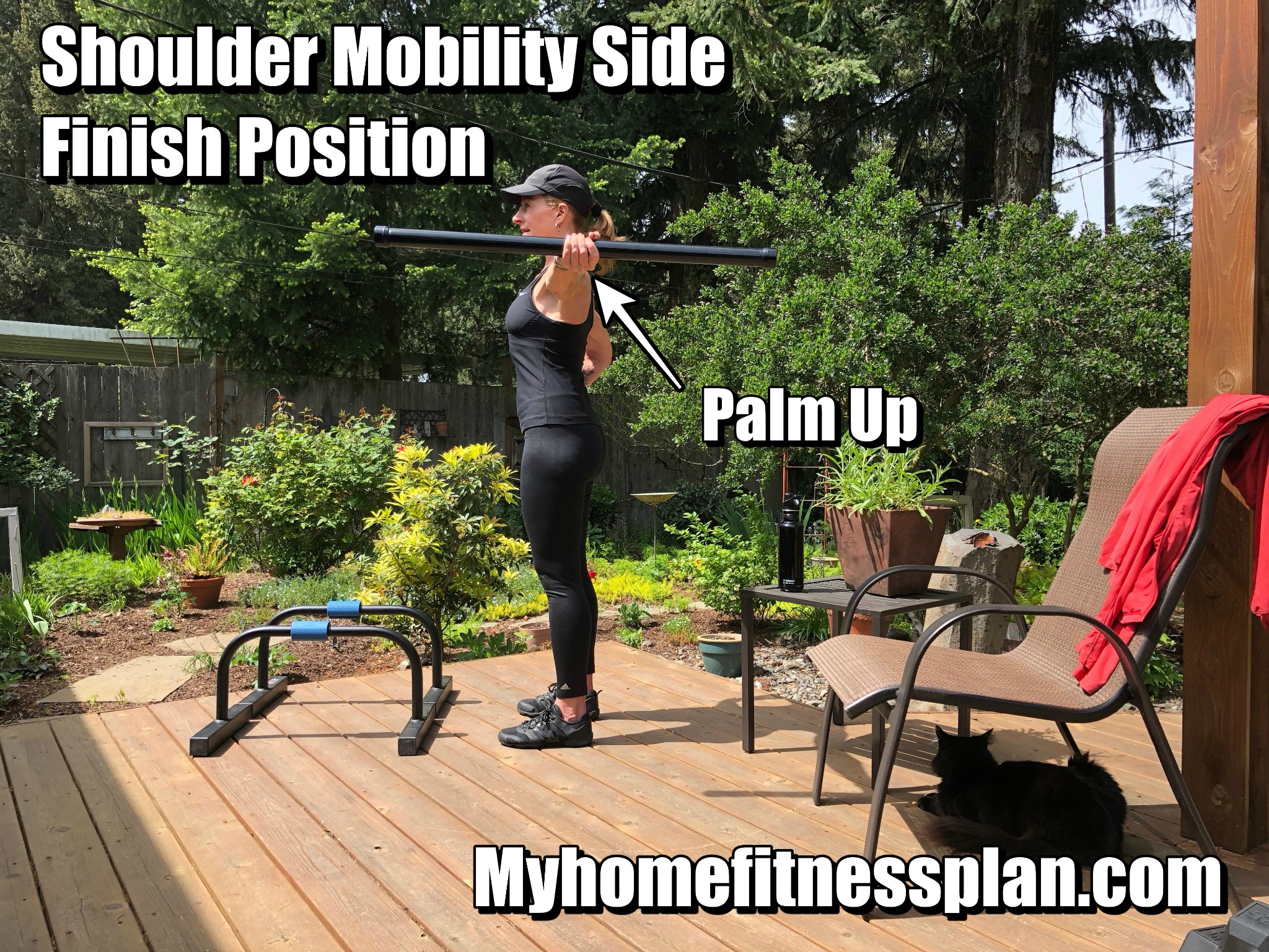 Side Shoulder mobility exercise to strengthen muscles and improve range of motion