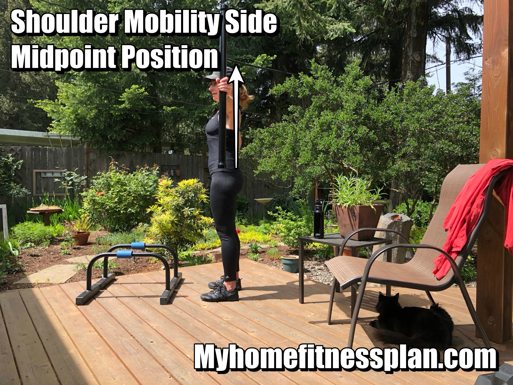 Side Shoulder mobility exercise to strengthen muscles and improve range of motion