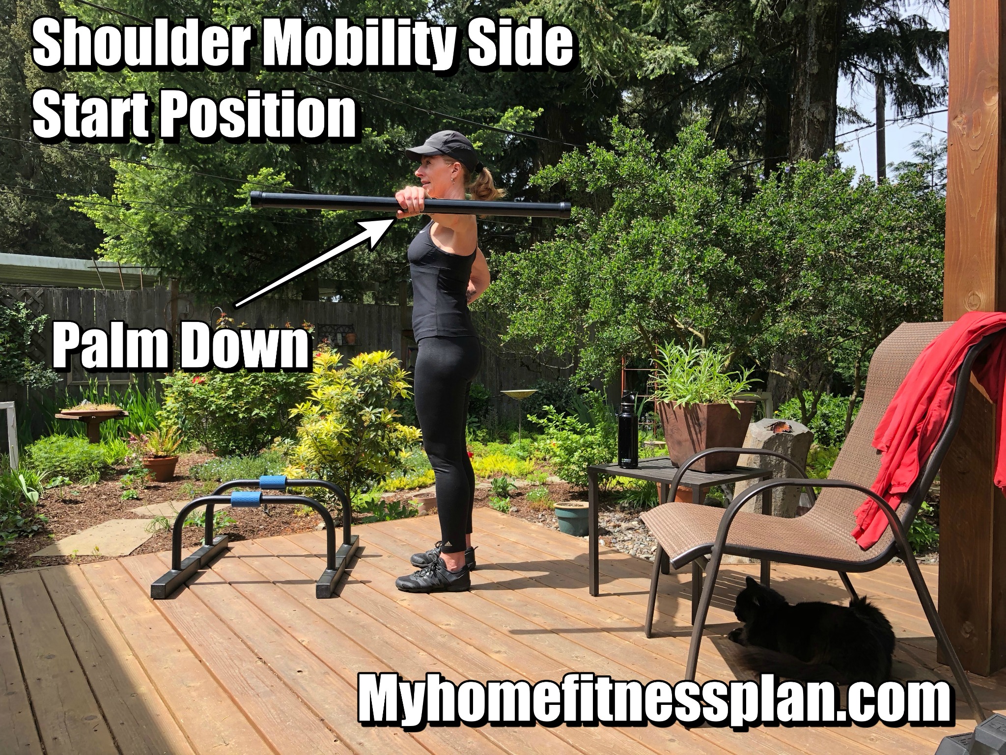 Side Shoulder mobility exercise to strengthen muscles and improve range of motion